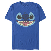 Men's Lilo & Stitch Big Face Stitch  Adult T-Shirt