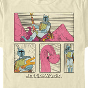 Men's Star Wars Mythosaur Comic Panel  Adult T-Shirt