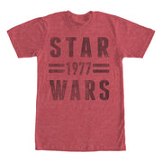 Men's Star Wars Vintage Striped Logo  Adult T-Shirt