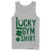 Men's Lost Gods St. Patrick's Day Lucky Gym Shirt  Adult T-Shirt