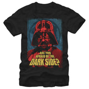 Men's Star Wars Are You Afraid of the Dark Side  Adult T-Shirt