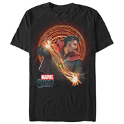 Men's Marvel Puzzle Quest Doctor Strange Orb  Adult T-Shirt