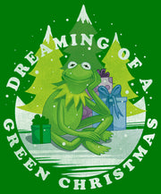 Men's The Muppets Dreaming of a Green Christmas  Adult Sweatshirt