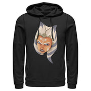 Men's Star Wars: The Clone Wars Ahsoka Big Face  Adult Pull Over Hoodie