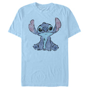 Men's Lilo & Stitch Watercolor Stitch  Adult T-Shirt