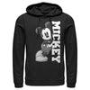 Men's Mickey & Friends Black and White Mickey Mouse  Adult Pull Over Hoodie