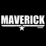 Men's Top Gun White Maverick Name With Logo  Adult T-Shirt