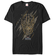 Men's Marvel Black Panther 2018 Jaguar Scratch Print  Adult T-Shirt