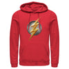 Men's Zack Snyder Justice League The Flash Logo  Adult Pull Over Hoodie