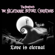 Men's The Nightmare Before Christmas Love is Eternal Scene  Adult T-Shirt