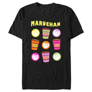 Men's Maruchan Neon Logos  Adult T-Shirt