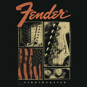 Men's Fender Stratocaster Boxes  Adult T-Shirt