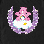 Men's Care Bears Floral Wreath  Adult T-Shirt