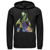 Men's Sleeping Beauty Maleficent Dragon  Adult Pull Over Hoodie