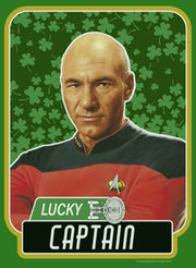 Men's Star Trek: The Next Generation St. Patrick's Day Lucky Captain Picard  Adult Sweatshirt