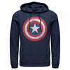 Men's Marvel Captain America Classic Shield  Adult Pull Over Hoodie