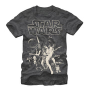 Men's Star Wars Classic Poster  Adult T-Shirt