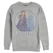 Men's Frozen 2 Sister Circle Logo  Adult Sweatshirt