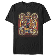 Men's Kingdom Hearts 2 Stained Glass Art  Adult T-Shirt