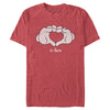 Men's Mickey & Friends Mickey Mouse Glove Heart  Adult T-Shirt