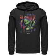 Men's The Nightmare Before Christmas Halloween Oogie Roll The Dice  Adult Pull Over Hoodie