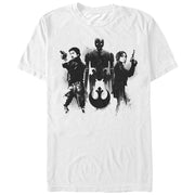 Men's Star Wars Rogue One Rebellion Hero Silhouette  Adult T-Shirt