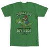 Men's Nintendo Mario Chicks Dig Ride  Adult T-Shirt