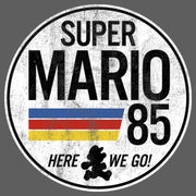 Men's Nintendo Super Mario Retro Rainbow Ring  Adult Tank Top