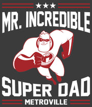 Men's The Incredibles Mr. Incredible Super Dad  Adult Pull Over Hoodie