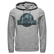 Men's Jurassic World Water Ripple Logo  Adult Pull Over Hoodie