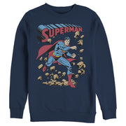 Men's Superman Hero Break Barriers  Adult Sweatshirt