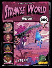 Men's Strange World Comic Book Cover  Adult T-Shirt