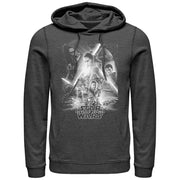 Men's Star Wars The Force Awakens Poster  Adult Pull Over Hoodie