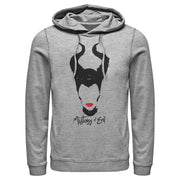 Men's Maleficent: Mistress of All Evil Lips No Eyes  Adult Pull Over Hoodie