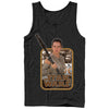 Men's Star Wars The Force Awakens Retro Rey and BB-8  Adult Tank Top