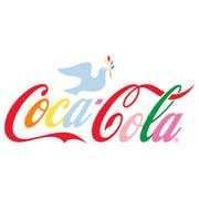 Men's Coca Cola Unity Rainbow Dove Logo  Adult T-Shirt