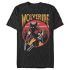 Men's Marvel X-Men Pixel Wolverine  Adult T-Shirt