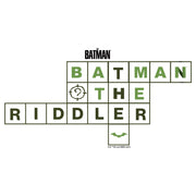 Men's The Batman Riddler Crossword Puzzle  Adult T-Shirt