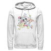 Men's Mickey & Friends Running Group Shot  Adult Pull Over Hoodie