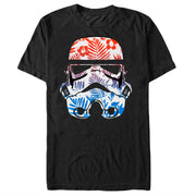 Men's Star Wars Paradise Floral Stormtrooper Helmet  Adult T-Shirt