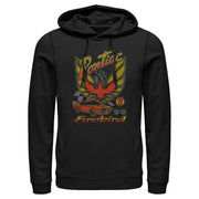 Men's General Motors Retro Pontiac Firebird Logo  Adult Pull Over Hoodie