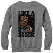 Men's Star Wars Bounty Hunter Like a Bossk  Adult Sweatshirt