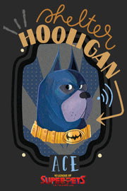 Men's DC League of Super-Pets Ace The Bat-Hound Shelter Hooligan  Adult T-Shirt