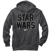 Men's Star Wars Bold Logo 1977  Adult Pull Over Hoodie