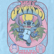 Men's Lilo & Stitch Ohana Groovy Stitch Poster  Adult T-Shirt