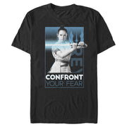 Men's Star Wars: The Rise of Skywalker Rey Confront Your Fears  Adult T-Shirt