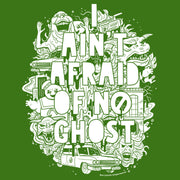 Men's Ghostbusters Ain't Afraid Ghost Collage  Adult T-Shirt