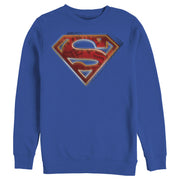 Men's Superman Logo Shadows  Adult Sweatshirt