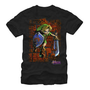 Men's Nintendo Legend of Zelda Link Dash  Adult T-Shirt