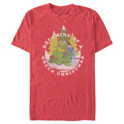 Men's The Muppets Dreaming of a Green Christmas  Adult T-Shirt